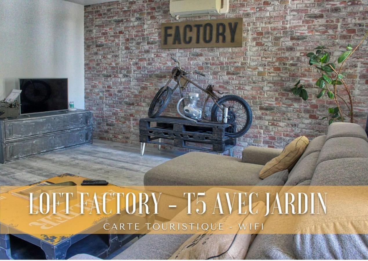 The Loft Factory 4 Chambres Vue Garonne + Jardin Lormont Exteriér fotografie